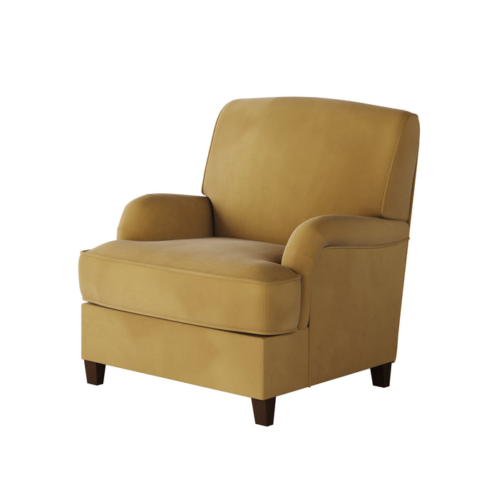 Southern Home Furnishings - Bella Harvest Accent Chair in Gold - 01-02-C Bella Harvest