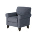 Southern Home Furnishings - Sugarshack Navy Accent Chair in Blue - 512-C  Sugarshack Navy - GreatFurnitureDeal