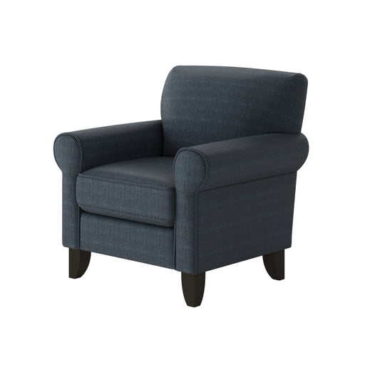 Southern Home Furnishings - Theron Indigo Accent Chair in Blue - 512-C  Theron Indigo - GreatFurnitureDeal