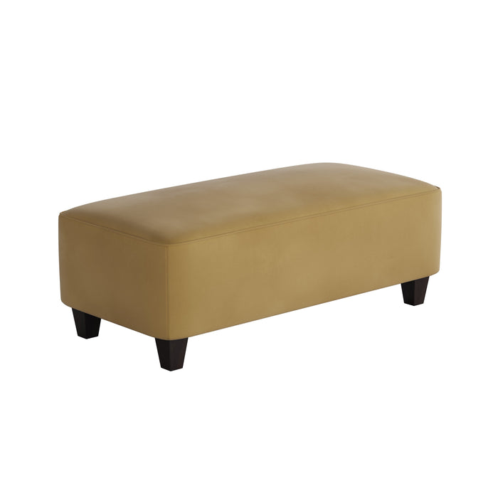 Southern Home Furnishings - Bella Harvest Cocktail Ottoman in Gold - 100-C Bella Harvest 49" Wide
