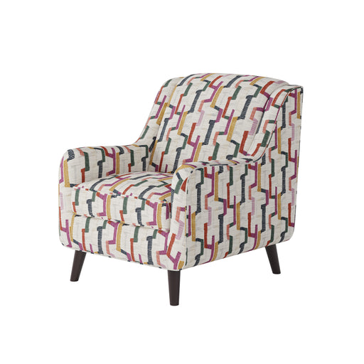 Southern Home Furnishings - Fiddlesticks Confetti Accent Chair in Multi - 240-C Fiddlesticks Confetti - GreatFurnitureDeal