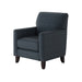 Southern Home Furnishings - Theron Indigo Accent Chair in Blue - 702-C Theron Indigo - GreatFurnitureDeal