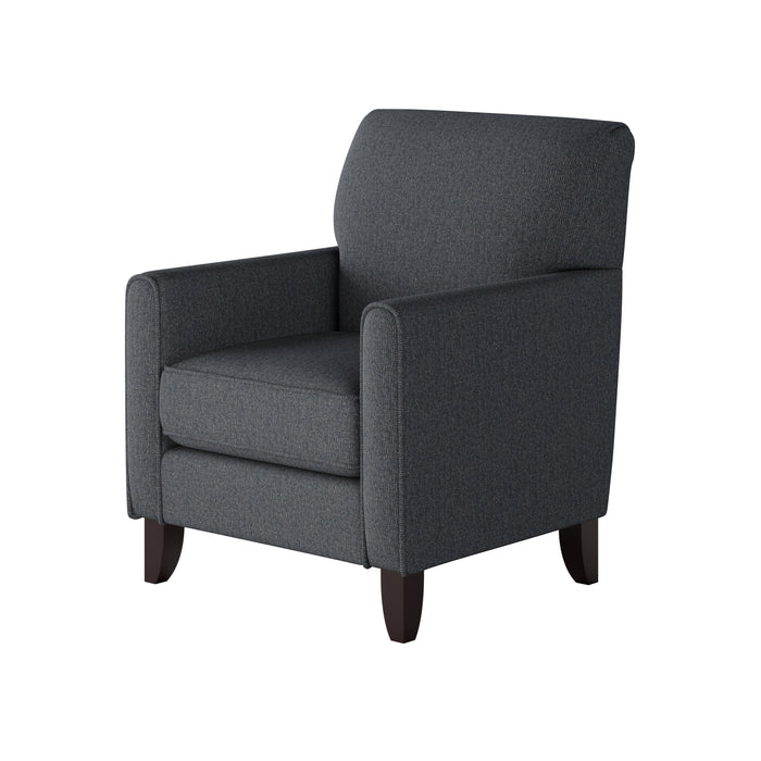 Southern Home Furnishings - Truth or Dare Navy Accent Chair in Blue - 702-C Truth or Dare Navy - GreatFurnitureDeal