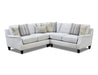 Southern Home Furnishings - Charlotte Parchment Sectional in Tan - 7002 21L, 15, 21R Charlotte Parchment - GreatFurnitureDeal