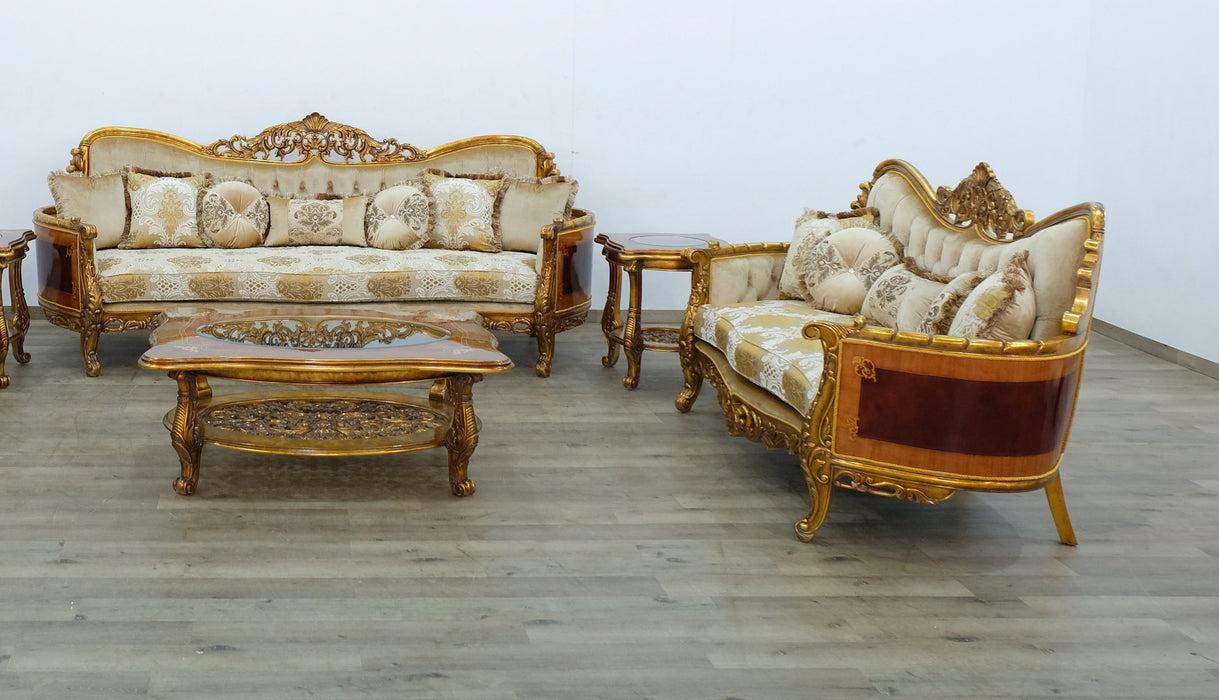 European Furniture - Maggiolini II 2 Piece Luxury Sofa Set in Antique Dark Bronze - 31055-SL - GreatFurnitureDeal