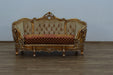European Furniture - Saint Germain Loveseat Red Gold Fabric - 35554-L - GreatFurnitureDeal