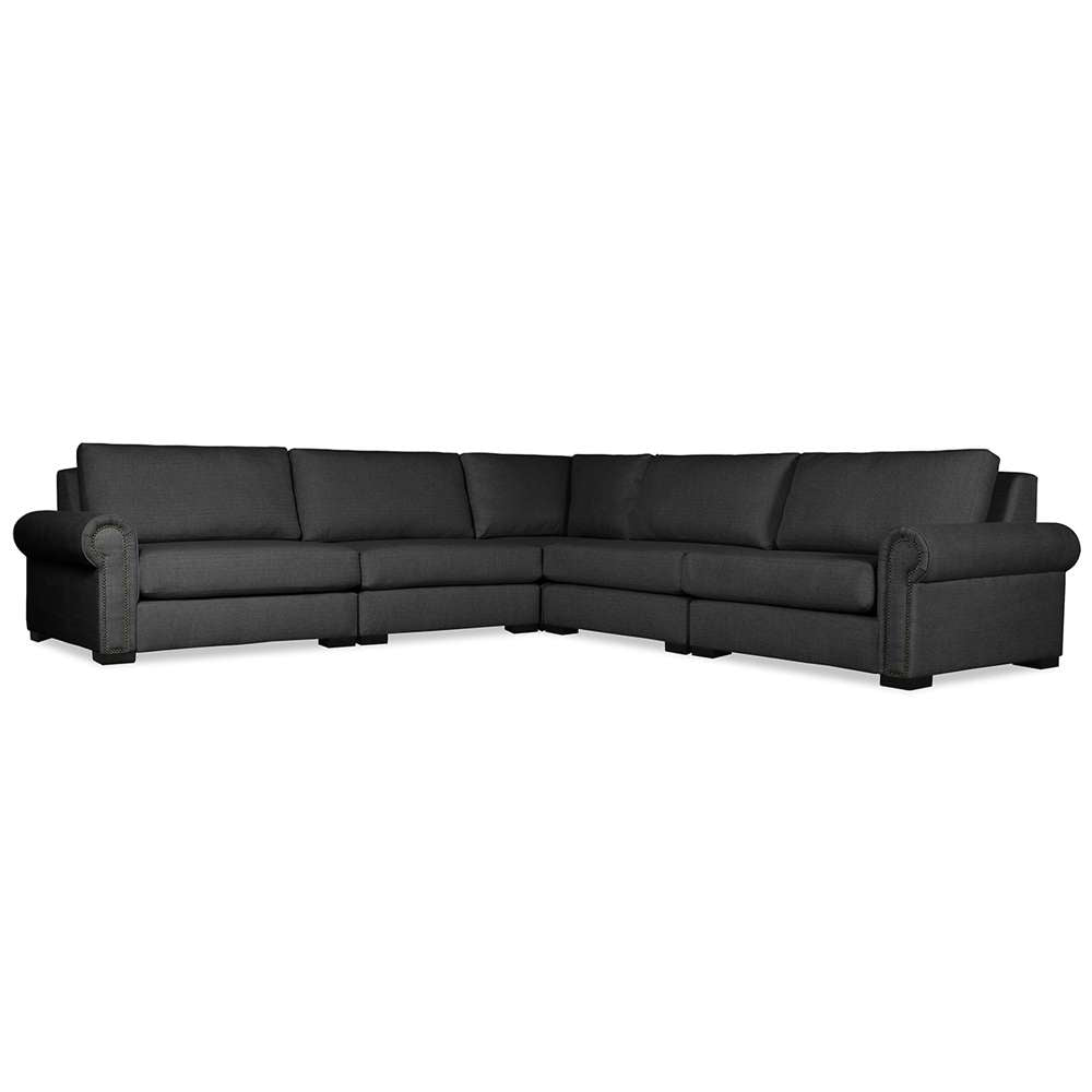 Nativa Interiors Sylviane Modular LShape Standard Sectional 128" Ch