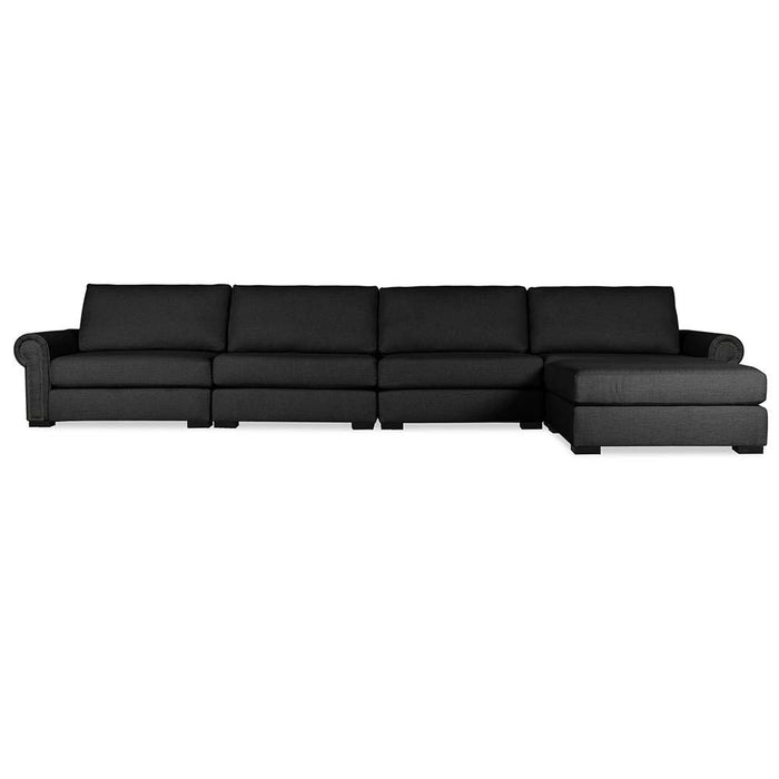 Nativa Interiors - Sylviane Modular Sectional 83"D With Ottoman Off White - SEC-SYLV-DP-UL2-5PC-PF-WHITE - GreatFurnitureDeal