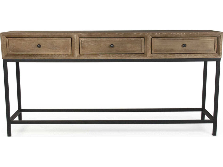 Zentique - Finneas Limed Grey Oak 65'' Wide Rectangular Console Table - ST1468-165 E272 - GreatFurnitureDeal