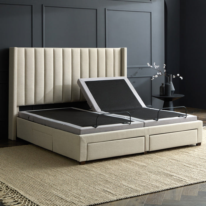 Malouf - Smart Queen Adjustable Bed Base - STS655QQAB - GreatFurnitureDeal
