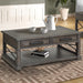 Parker House - Sundance Cocktail Table in Smokey Grey - SUN#01-SGR - GreatFurnitureDeal