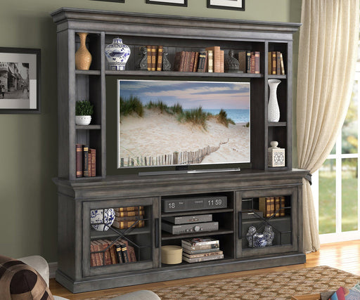 Parker House - Sundance 92 In. Console With Hutch in Smokey Grey - SUN#92-3-SGR - GreatFurnitureDeal