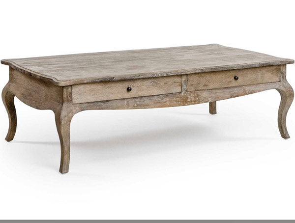 Zentique - Arles Limed Grey 51'' Wide Rectangular Coffee Table - T013 E272 - GreatFurnitureDeal