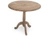 Zentique - Monroe Limed Grey 31'' Wide Round Pedestal Table - T070 E272 - GreatFurnitureDeal
