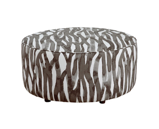 Southern Home Furnishings - Satisfaction Berber Artisia Ash Cocktail Ottoman in Multi - 140 Lina Jet Cocktail Ottoman - GreatFurnitureDeal