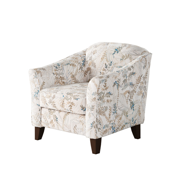 Southern Home Furnishings - Fetty Citrus Accent Chair in Multi- 452-C Fetty Citrus - GreatFurnitureDeal