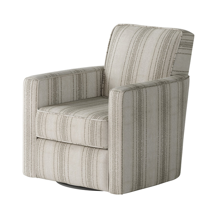 Southern Home Furnishings - Limelight Mineral Swivel Glider Chair in Multi - 402-G Saltgrass Linen - GreatFurnitureDeal