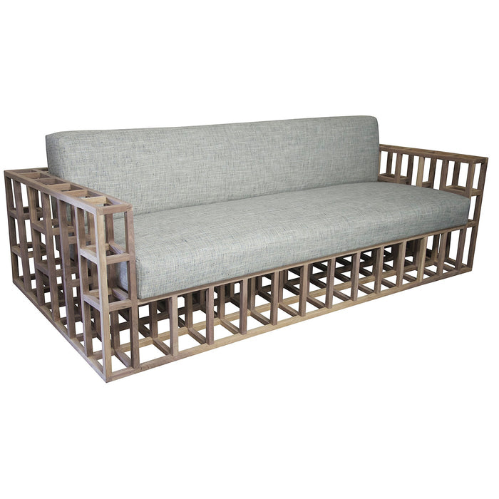 CFC Furniture - Quadrant Sofa, Walnut Unfinished Only- ZZZ-UP103-3-W