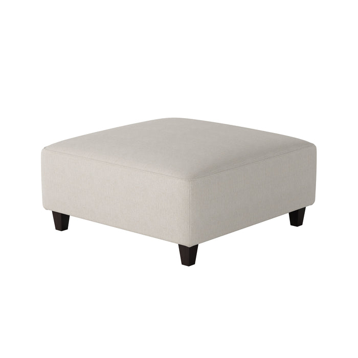 Southern Home Furnishings - Truth or Dare Salt 38"Cocktail Ottoman in Off-White - 109-C Truth or Dare Salt