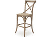 Zentique - Parisienne Limed Grey Oak Side Counter Height Stool-  FC035 Counter E272 - GreatFurnitureDeal