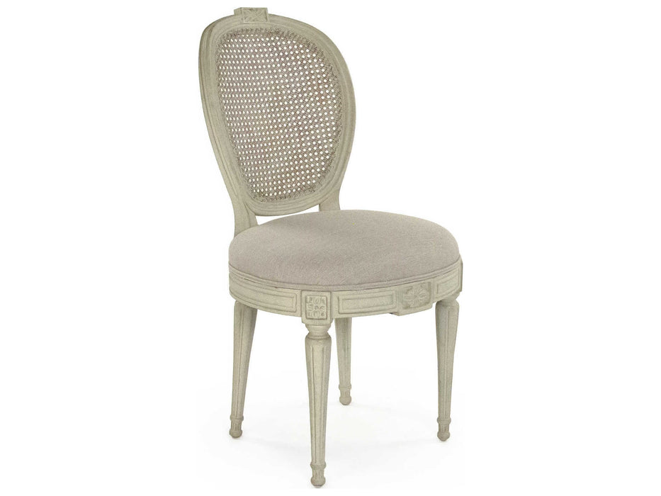 Zentique -  Aimee Linen Side Dining Chair- LI-SH14-22-87 - GreatFurnitureDeal
