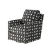 Southern Home Furnishings - Bindi Charcoal Swivel Glider Chair in Gray - 21-02G-C Bindi Charcoal - GreatFurnitureDeal