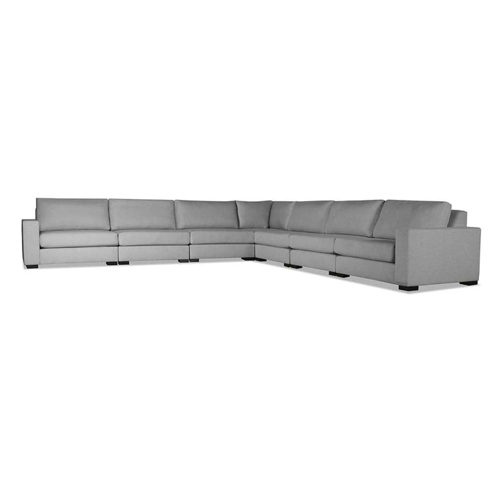 Nativa Interiors - Chester Modular L-Shaped Sectional King 159" Charcoal - SEC-CHST-CL-AR7-7PC-PF-CHARCOAL
