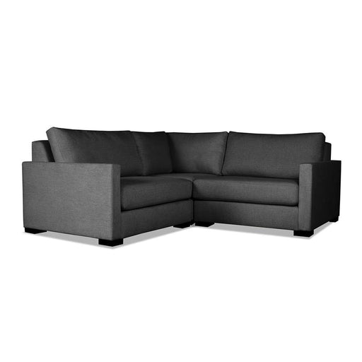Nativa Interiors - Chester Modular L-Shaped Sectional Mini 83" Charcoal - SEC-CHST-CL-AR3-3PC-PF-CHARCOAL - GreatFurnitureDeal