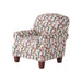 Southern Home Furnishings - Fiddlesticks Confetti Accent Chair in Multi - 532-C Fiddlesticks Confetti - GreatFurnitureDeal