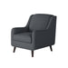 Southern Home Furnishings - Truth or Dare Navy Accent Chair in Blue - 240-C Truth or Dare Navy - GreatFurnitureDeal