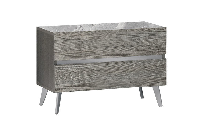 J&M Furniture - Victoria Nightstand in Melamine and Grey - 18699-NS
