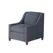 Southern Home Furnishings - Sugarshack Navy Accent Chair in Blue - 552-C Sugarshack Navy - GreatFurnitureDeal