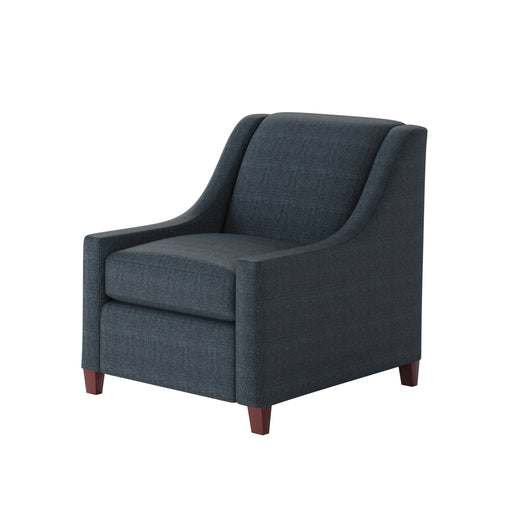 Southern Home Furnishings - Theron Indigo Accent Chair in Blue - 552-C Theron Indigo - GreatFurnitureDeal