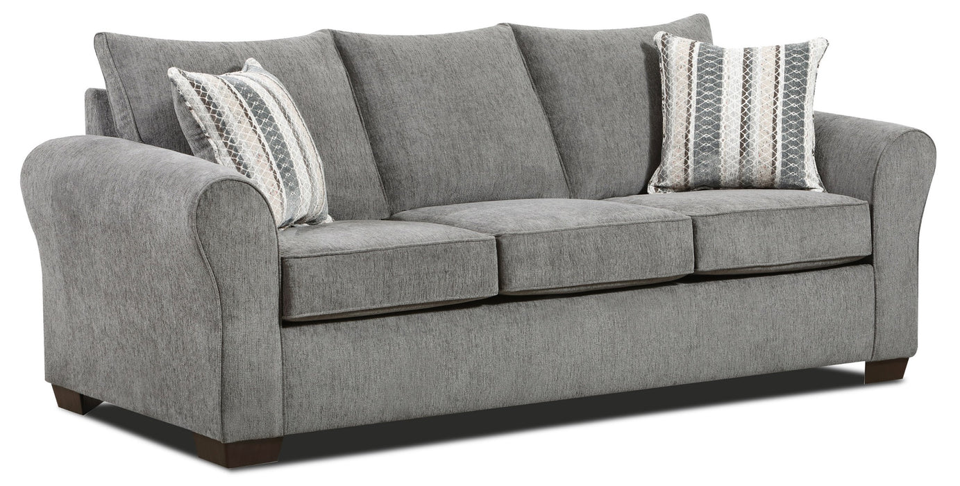 Southern Home Furnishings - Britta Greystone Sleep Sofa in Grey - 6003-04 Britta Greystone - GreatFurnitureDeal