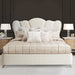 AICO Furniture - Wentworth 9 Piece Queen Comforter Set"Latte - BCS-QS09-WNTWR-LAT - GreatFurnitureDeal