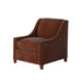 Southern Home Furnishings - Bella Burnt Orange Accent Chair - 552-C Bella Burnt Orange - GreatFurnitureDeal