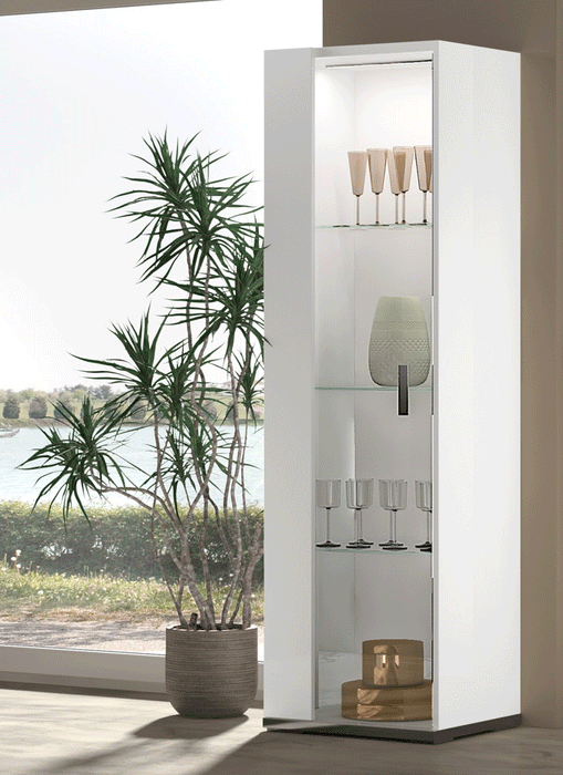 ESF Furniture - Carrara 1 Door China Left - CARRARA1VITRINELEFT - GreatFurnitureDeal