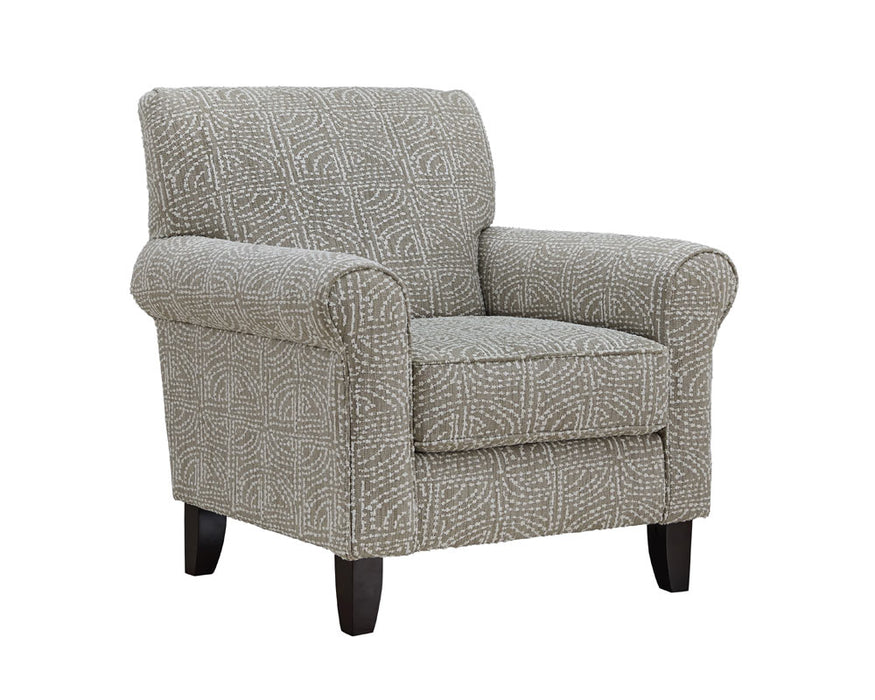 Southern Home Furnishings - Hogan Cotton Accent Chair in Grey - 512 Allegory Linen Accent Chair - GreatFurnitureDeal