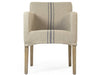 Zentique - Avignon Limed Gray Oak Arm Dining Chair - XL2001 E272 A033 - GreatFurnitureDeal