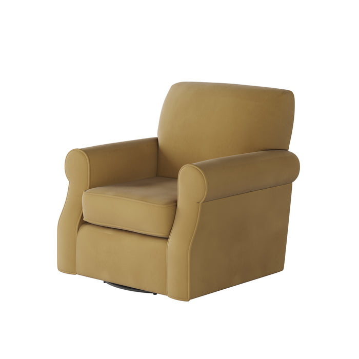 Southern Home Furnishings - Bella Harvest Swivel Chair in Gold - 602S-C Bella Harvest - GreatFurnitureDeal