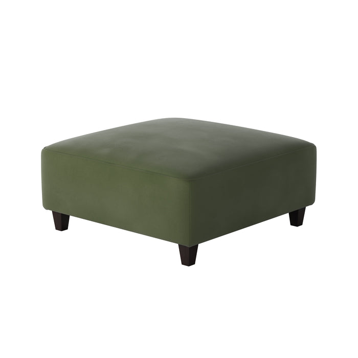 Southern Home Furnishings - Bella Forrest 38"Cocktail Ottoman in Green - 109-C Bella Forrest