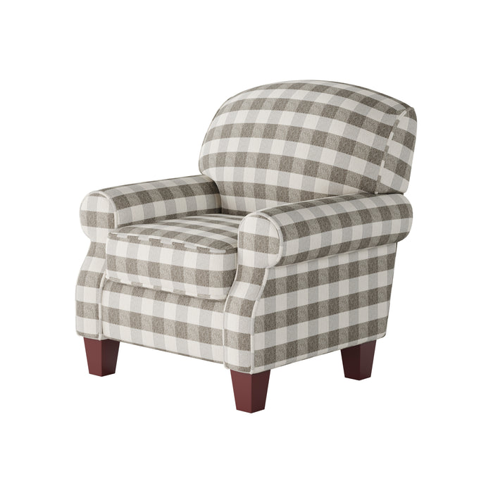 Southern Home Furnishings - Brock Berber Accent Chair in Grey - 532-C Brock Berber