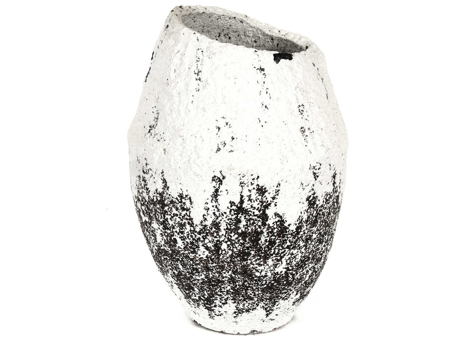 Zentique - White / Grey Vase - 14A105
