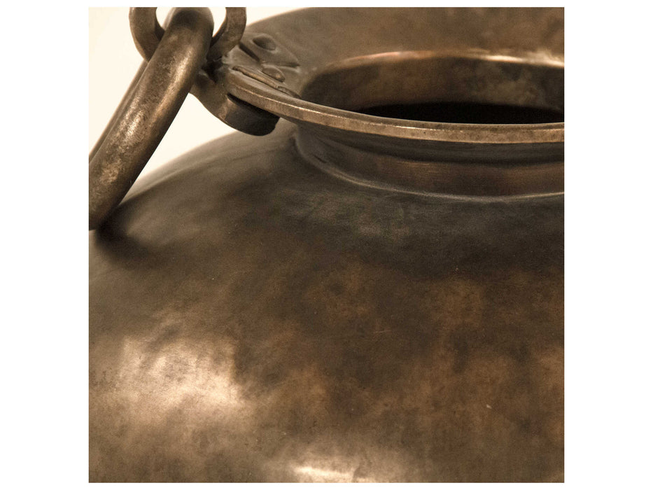 Zentique - Distressed Bronze 16'' Wide Vase - CCINC019F - GreatFurnitureDeal