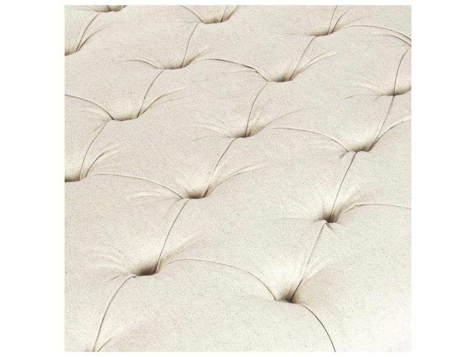 Zentique - Maison Off-White Cotton Ottoman - CF064 432 C020 - GreatFurnitureDeal