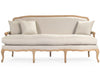 Zentique - Bastille Natural Linen Loveseat Sofa - CFH004-3 E255 A003 - GreatFurnitureDeal