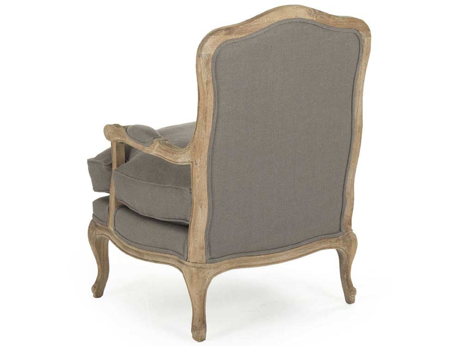 Zentique - Bastille Grey Linen Accent Chair - CFH004 E272 A048 - GreatFurnitureDeal