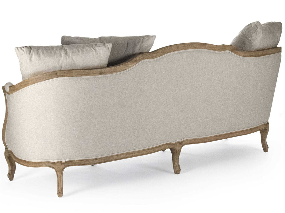 Zentique - Maison Natural Linen Sofa Couch - CFH007-3 E255 A003 - GreatFurnitureDeal