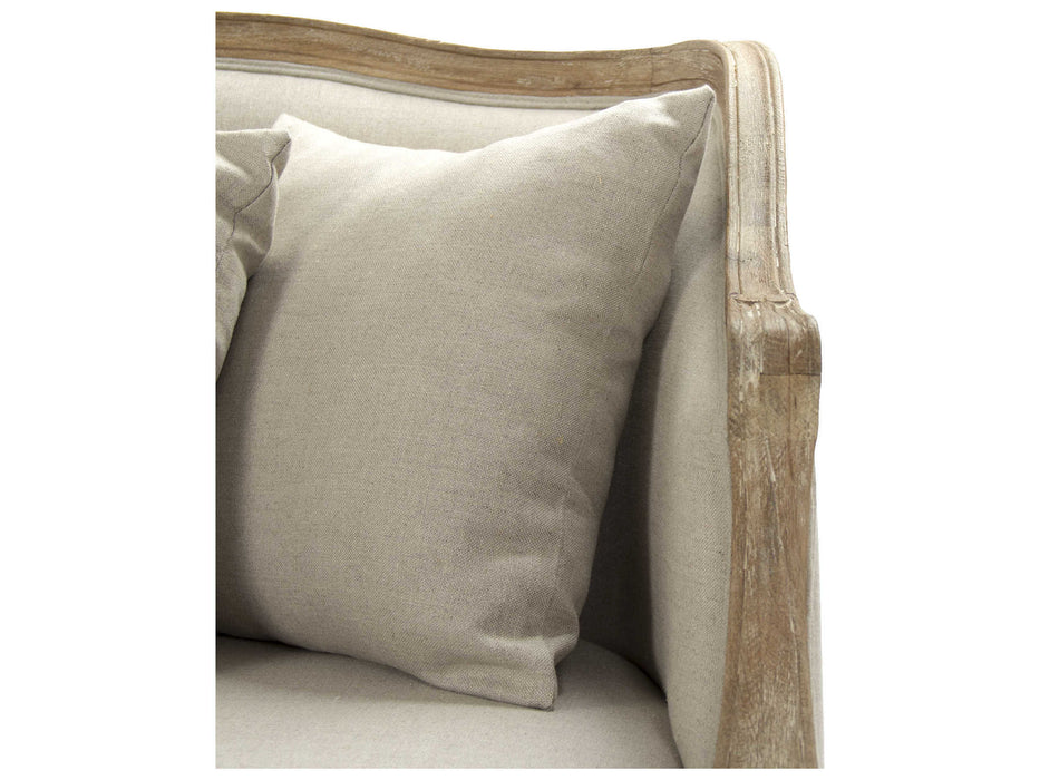 Zentique - Benton Natural Linen Loveseat Sofa - CFH170-3 E272 A003 - GreatFurnitureDeal