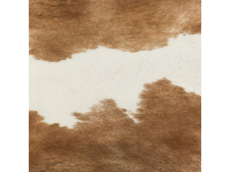Zentique - Spotted Brown / White Area Rug - Cowhide-BRW - GreatFurnitureDeal